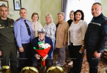 В Борисове со 100-летним юбилеем поздравили участника Великой Отечественной войны Ивана Косяченко