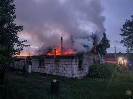Пожар в Наровле: погибли три человека, из них двое детей