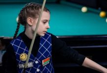 Бильярд: Камилла Ефимова поднялась на верхнюю ступень пьедестала