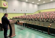 Заместитель прокурора Борисовского района выступил перед новобранцами 72 ОУЦ