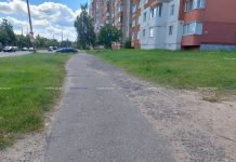 Когда увидит ремонт одна из пешеходных дорожек на ул. Трусова в Борисове