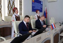 Сегодня в Борисове состоялась встреча председателя райисполкома Николая Карповича с делегациями городов-побратимов Российской Федерации