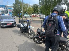 Госавтоинспекция Борисовского РУВД проводит мероприятия по профилактике ДТП с участием мототранспорта