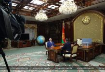 Президент Беларуси Александр Лукашенко принял с докладом Премьер-министра Александра Турчина