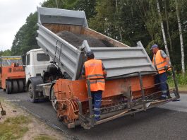 Что делает дорожная техника на Северном обходе Борисова
