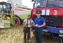 Как спасатели помогают обеспечить безопасность во время уборочной кампании