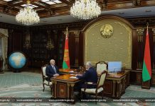 Александр Лукашенко принял с докладом Председателя Палаты представителей Игоря Сергеенко