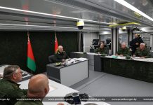 Александр Лукашенко посетил общевойсковой полигон Обуз-Лесновский в Барановичском районе Брестской области