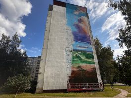 Новый акцент города: на Ватутина появляется мурал