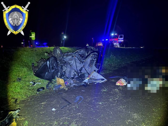 В Вилейском районе в ДТП погибли три человека. Возбуждено уголовное дело