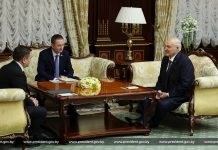 Александр Лукашенко встретился с председателем ПАО «Банк ПСБ» Петром Фрадковым
