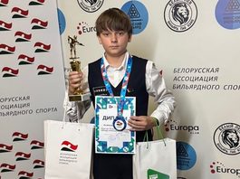 Бильярд: серебро Андрея Петракова и Камиллы Ефимовой