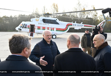Глава государства знакомится с современным проектом в области мясного животноводства на Витебщине