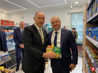 Белорусские продукты — на полках магазина в Телави. Среди них есть и борисовские